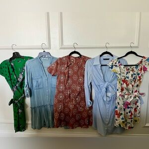 ZARA Dresses and Romper- XS. A week worth of summer dresses!